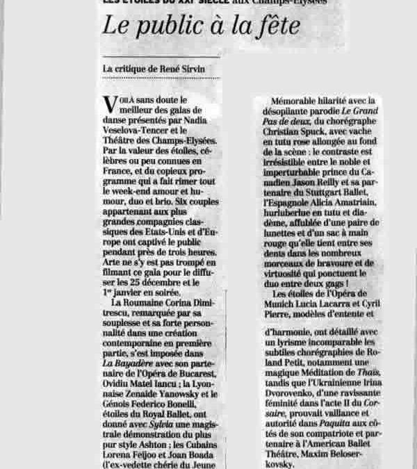 Le Figaro Magazine, Paris, France – 2000